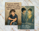Anime Affirmation Cards for Teen Boys – Set 4 Puberty & Body Changes Printable