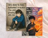 80 Anime Affirmation Cards for Teen Boys | Mental Health, Confidence, Body Image, Puberty, Bullying, Relationships & Academic Stress Set