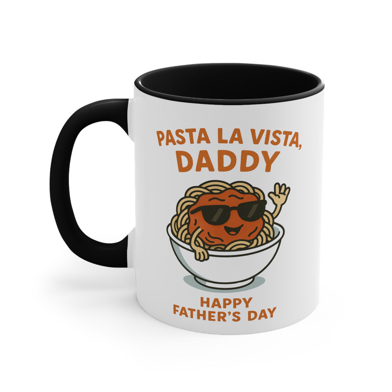 Colorful Pasta-Themed Fathers Day Coffee Mug