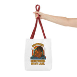 Chic Motivational Tote Bag - Unbothered, Moisturized, In My Lane