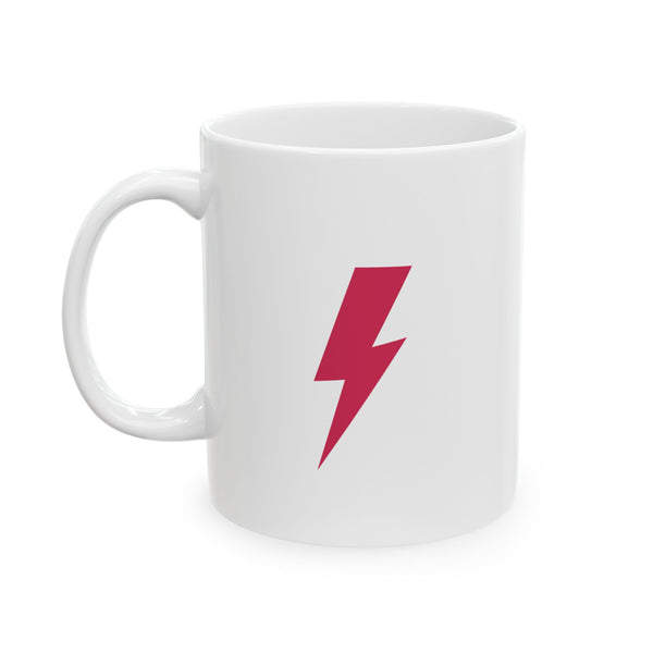 Electric Vibes Ceramic Coffee Mug - Motivational Coffee Cup