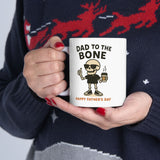 Funny Ceramic Mug - Dad to the Bone
