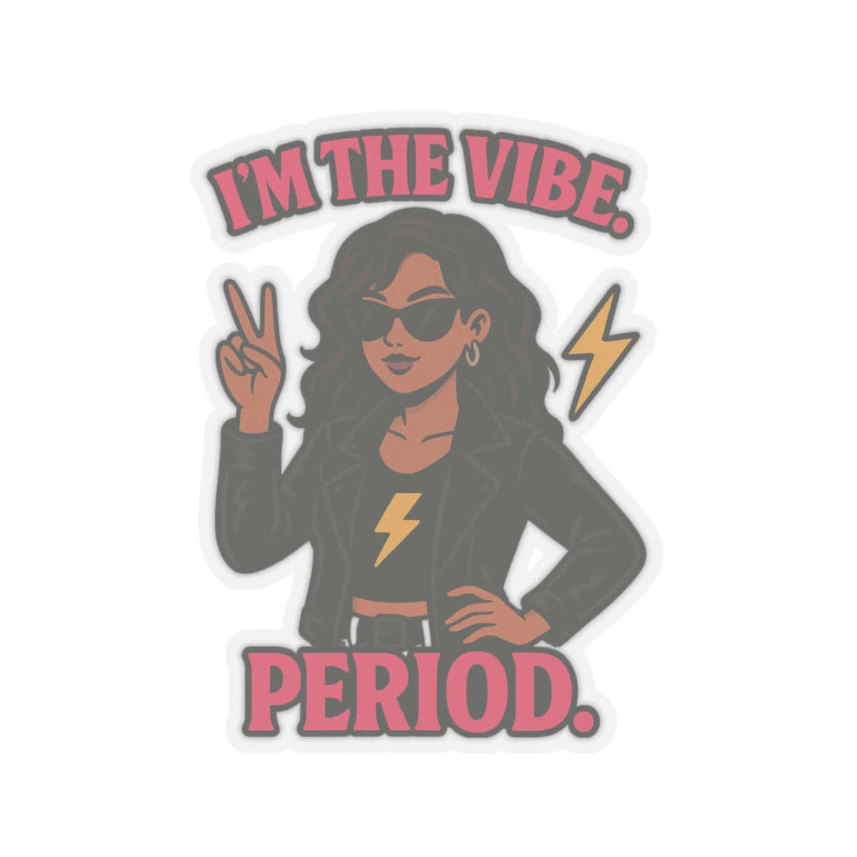 I'm the Vibe Kiss-Cut Stickers