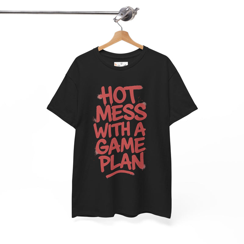 Unisex Graphic Tee – Hot Mess With a Game Plan
