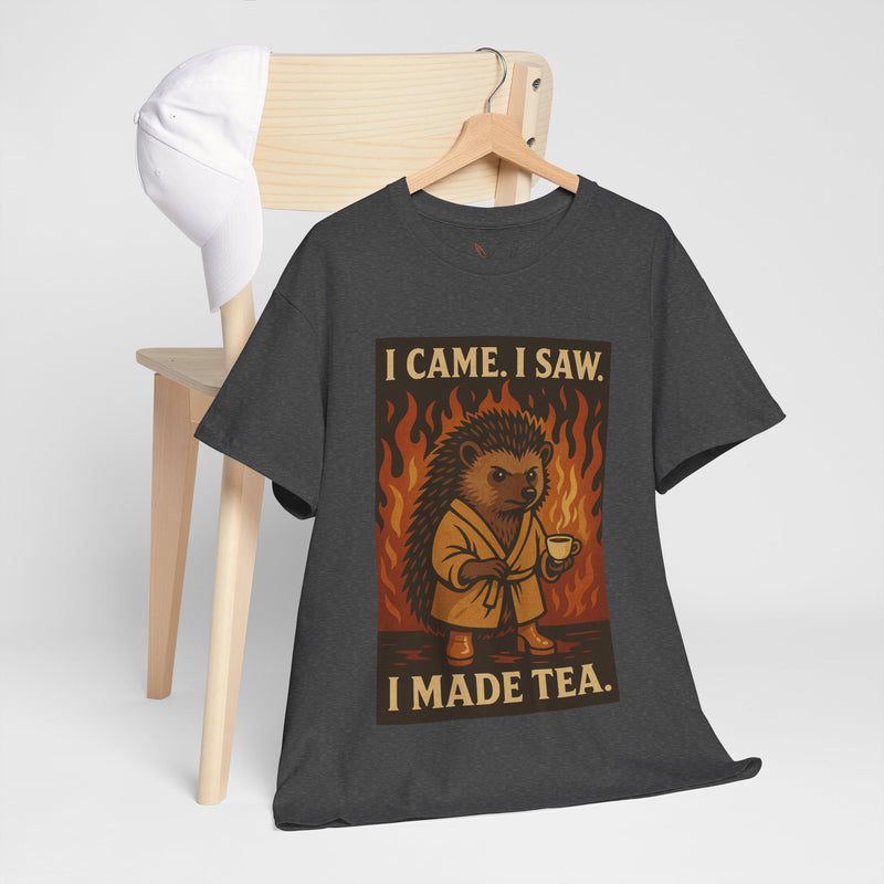 Hedgehog Tea Lover Unisex Tee Shirt