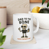Funny Ceramic Mug - Dad to the Bone