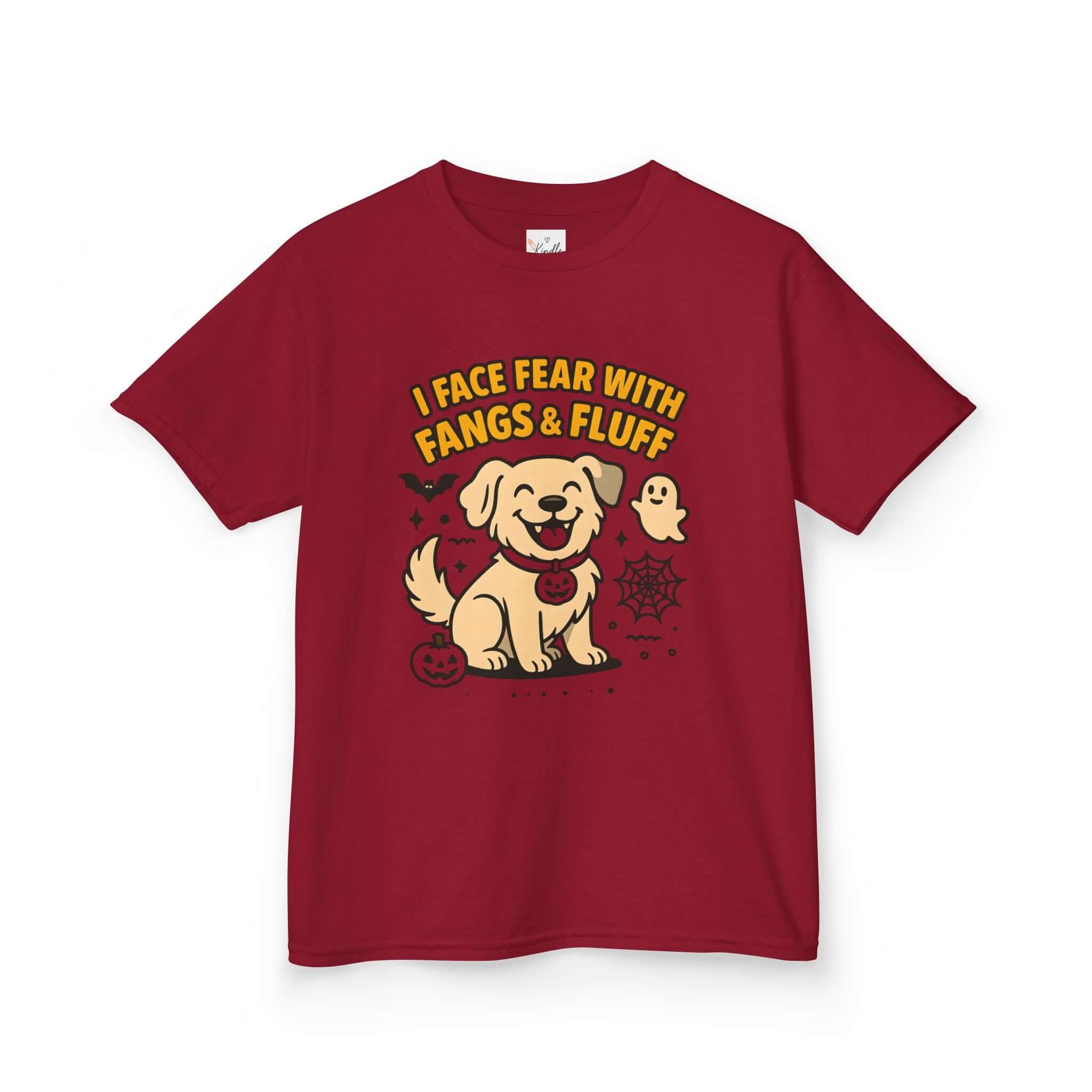 Kids Halloween Tee, Cute Dog Graphic