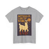 Disco Llama Tee, Whimsical T-Shirt, Funny Cotton Tee, Gifts for Animal Lovers, Party Vibes Shirt, Unisex Fashion Top
