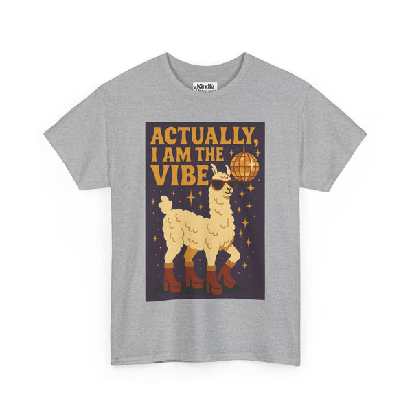 Disco Llama Tee, Whimsical T-Shirt, Funny Cotton Tee, Gifts for Animal Lovers, Party Vibes Shirt, Unisex Fashion Top