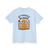 Kids Blooming Dog Tee - Inspiring Adventure T-Shirt
