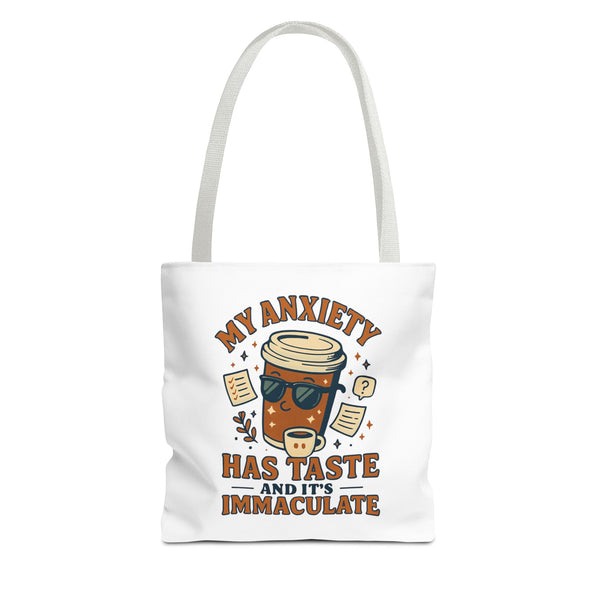 Funny Anxiety Tote Bag, Motivational Bag