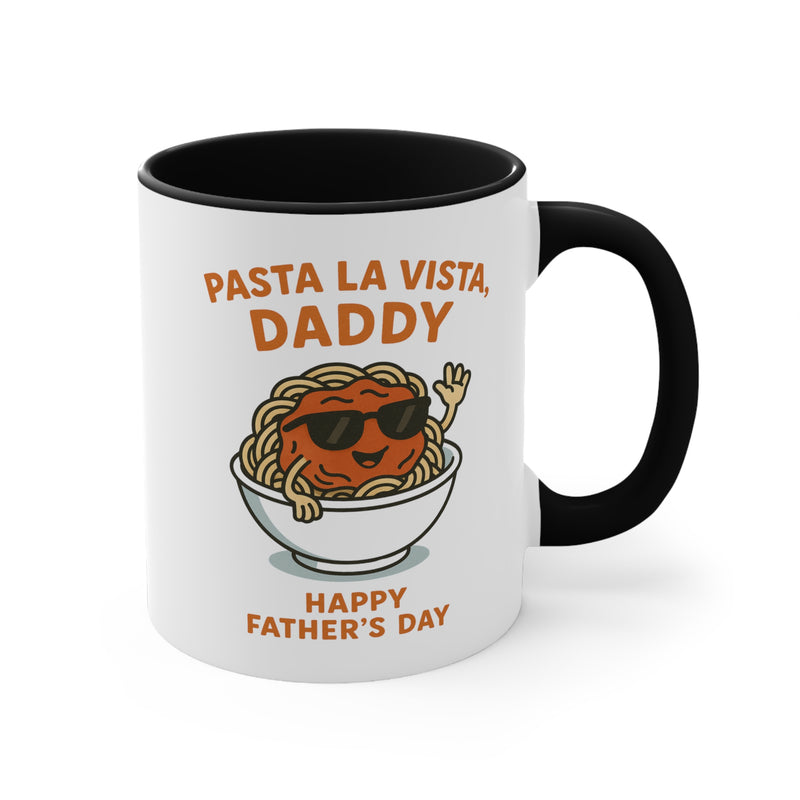 Colorful Pasta-Themed Fathers Day Coffee Mug
