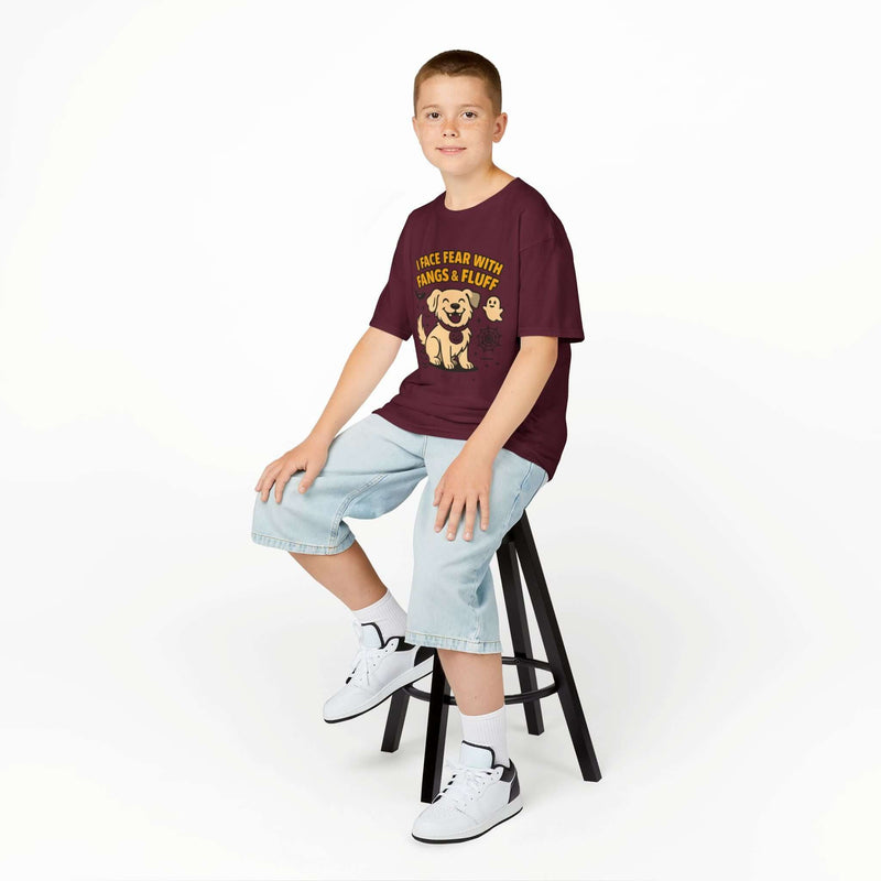 Kids Halloween Tee, Cute Dog Graphic