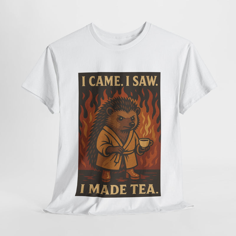 Hedgehog Tea Lover Unisex Tee Shirt