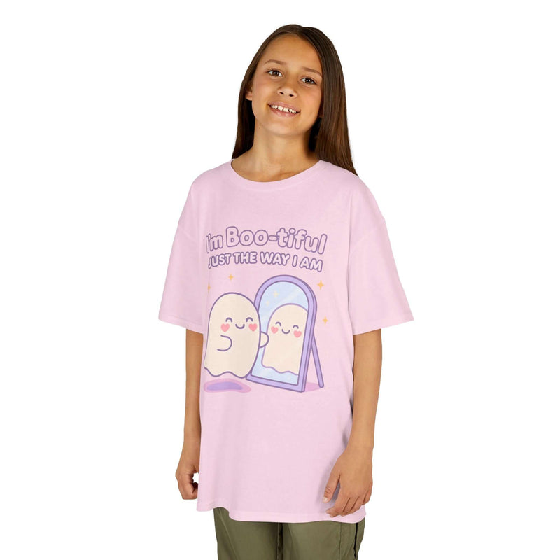 Cute Unisex Halloween Kids Tee, Fun Ghost Shirt, I'm Boo-tiful