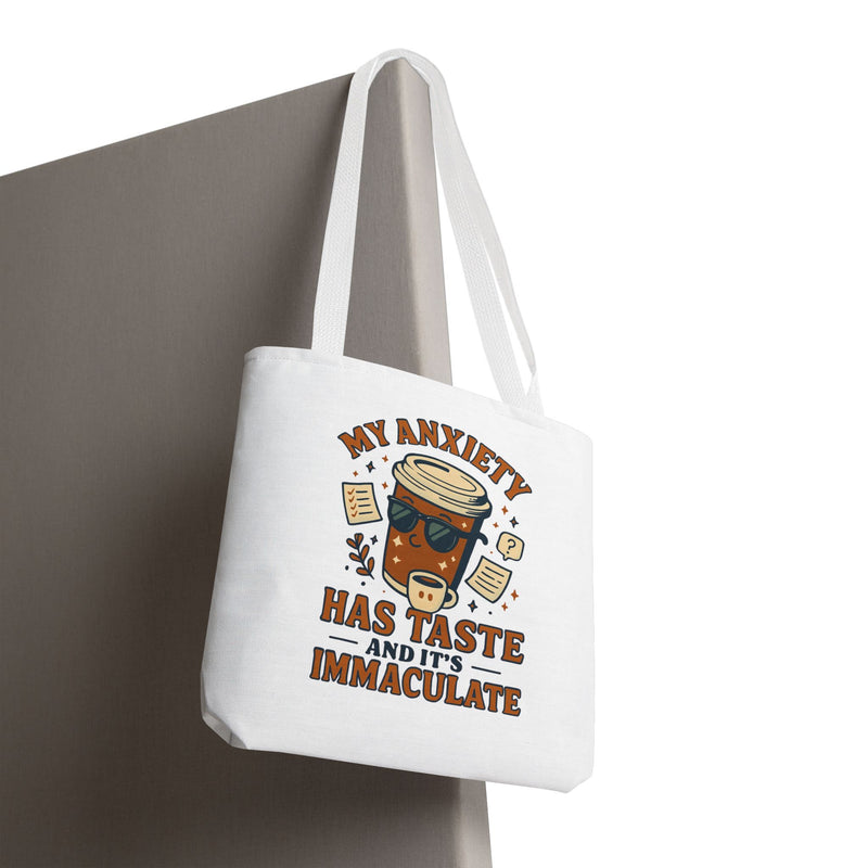 Funny Anxiety Tote Bag, Motivational Bag