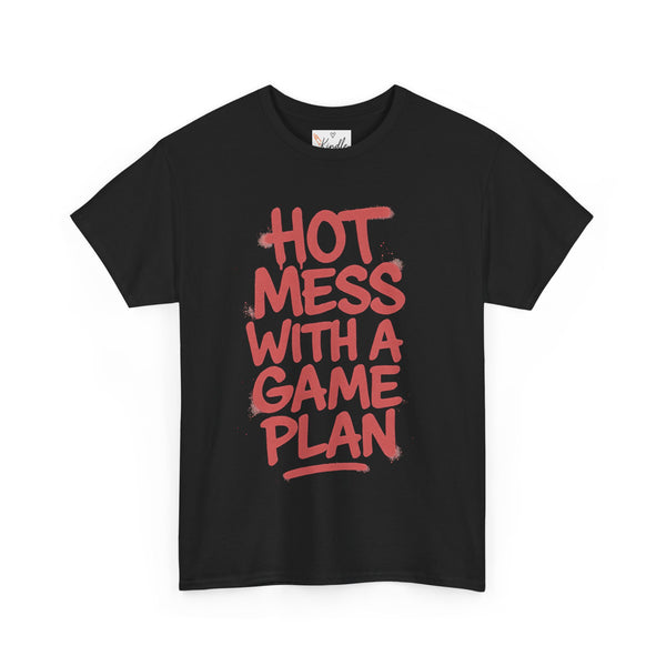 Unisex Graphic Tee – Hot Mess With a Game Plan