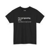 Humorous Dog Lover Tee, Funny Pet Owner Shirt, Unisex Cotton Tee, Conversation Starter Top, Gift for Animal Lovers