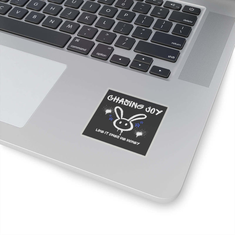 Chasing Joy Kiss-Cut Stickers - Fun Decor for Laptops
