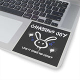 Chasing Joy Kiss-Cut Stickers - Fun Decor for Laptops