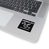 Chasing Joy Kiss-Cut Stickers - Fun Decor for Laptops