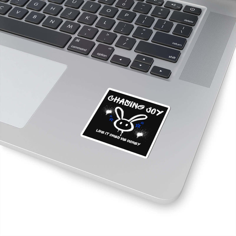 Chasing Joy Kiss-Cut Stickers - Fun Decor for Laptops