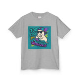 Kids Halloween Tee - Ghost Shirt, Too Cool for Ghouls