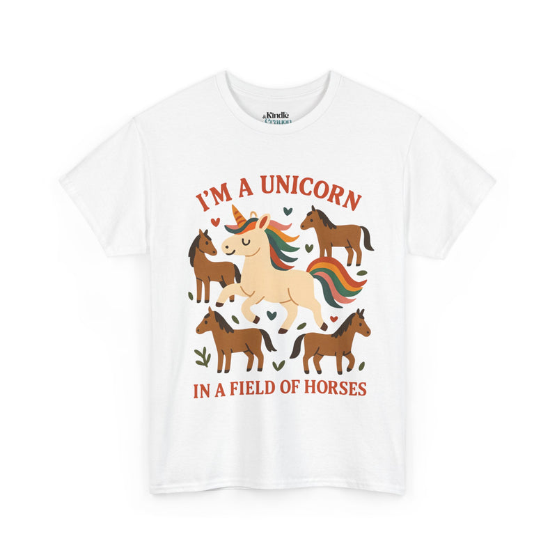 Unisex Adult Unicorn & Rainbow T-Shirt – Fun Graphic Tee