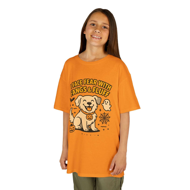 Kids Halloween Tee, Cute Dog Graphic