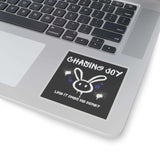 Chasing Joy Kiss-Cut Stickers - Fun Decor for Laptops