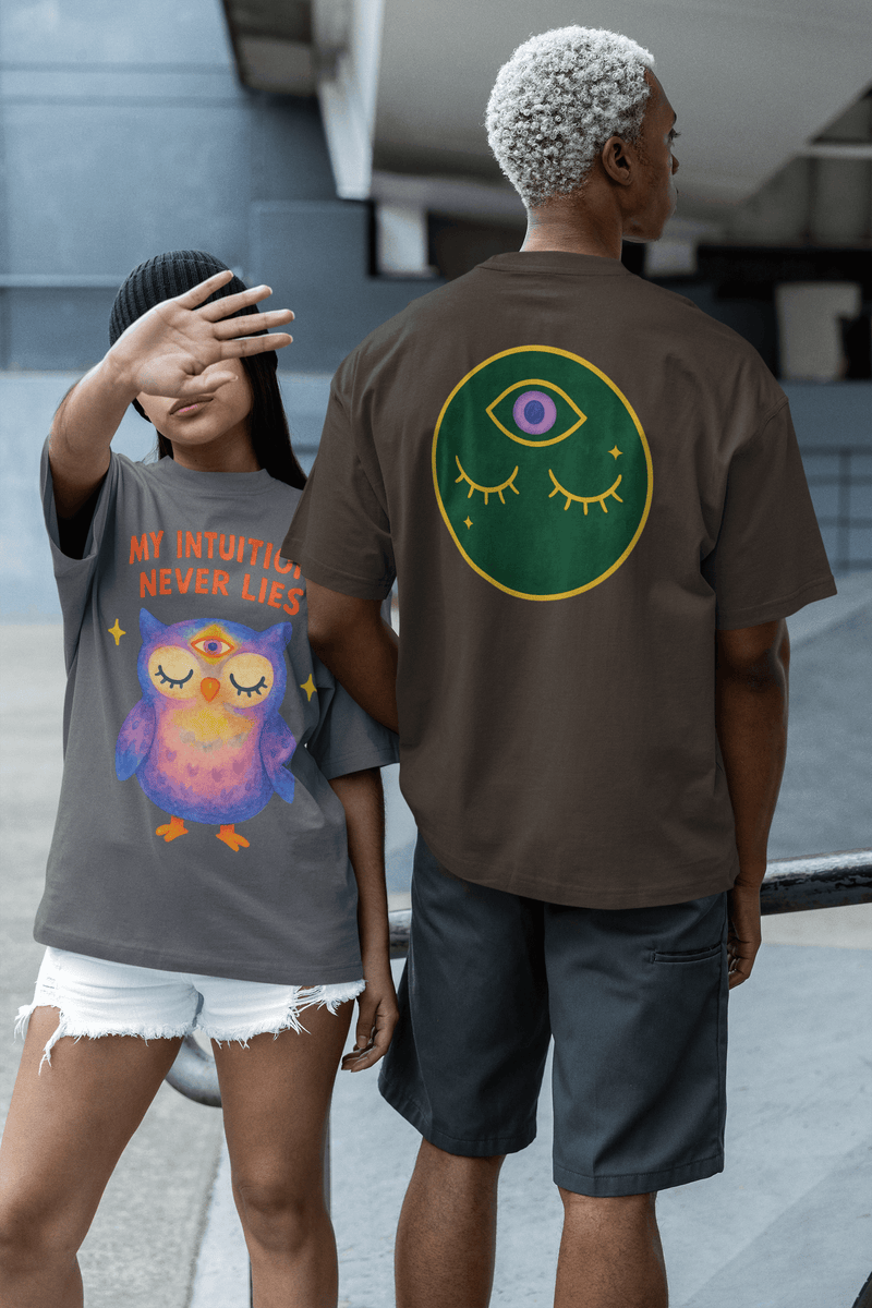 Intuition Owl T-Shirt – Unisex “My Intuition Never Lies” Tee