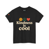 Unisex T-Shirt, Kindness is Cool Graphic Tee, Positive Vibe Apparel, Gift for Friends, Casual Wear, Summer Outfit