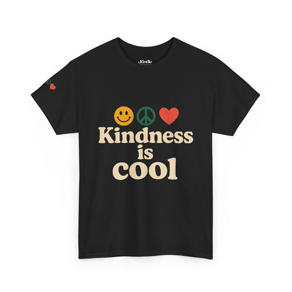 Unisex T-Shirt, Kindness is Cool Graphic Tee, Positive Vibe Apparel, Gift for Friends, Casual Wear, Summer Outfit