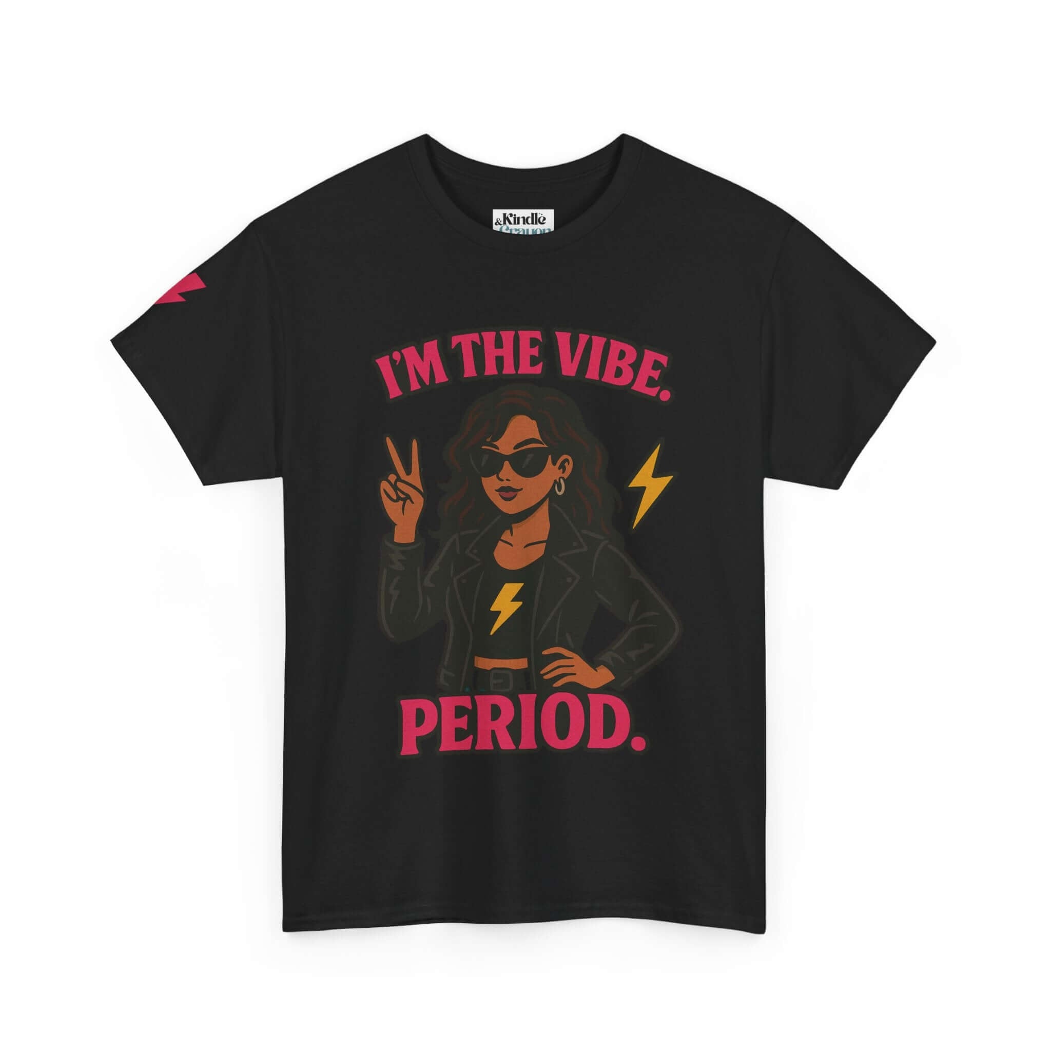 I’m the Vibe. Period.” Unisex Tee – Available in White, Black, Midnight & Indigo Blue