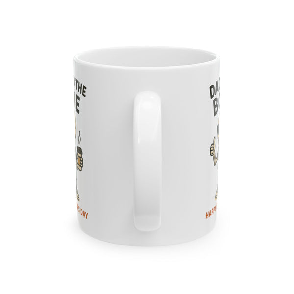 Funny Ceramic Mug - Dad to the Bone