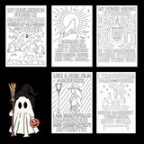 Good Vibes Only: 20 Retro Self-Love Affirmation Coloring Pages - Groovy Digital Download