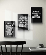 Men’s Inspirational Wall Art – 20 Digital Prints with Inspirational Quotes for Office or Home