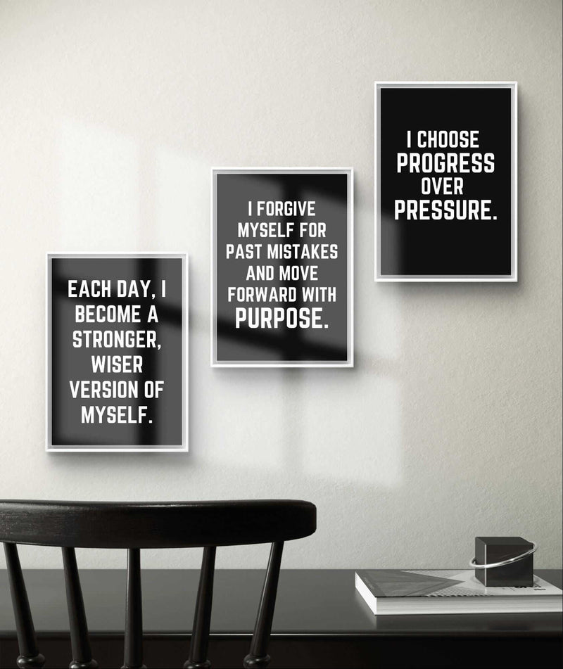 Men’s Inspirational Wall Art – 20 Digital Prints with Inspirational Quotes for Office or Home