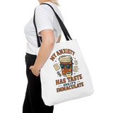 Funny Anxiety Tote Bag, Motivational Bag