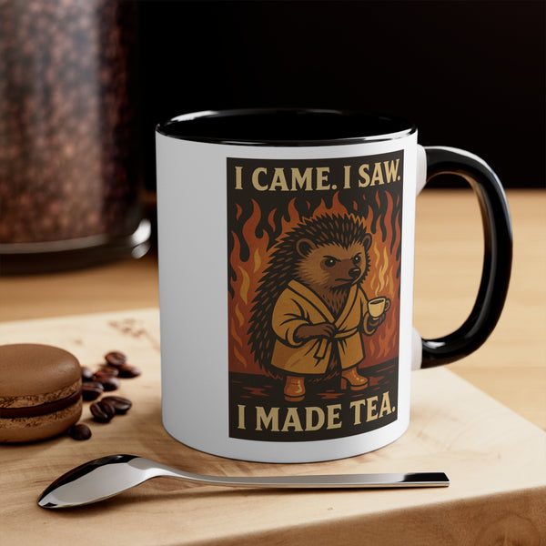 Colorful Hedgehog Coffee Mug - Funny Animal Coffee Cup