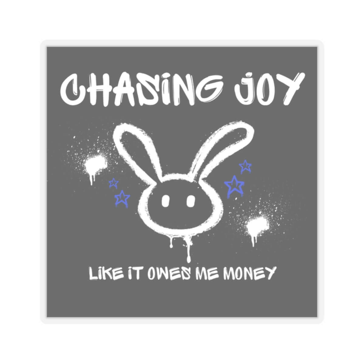 Chasing Joy Kiss-Cut Stickers - Fun Decor for Laptops