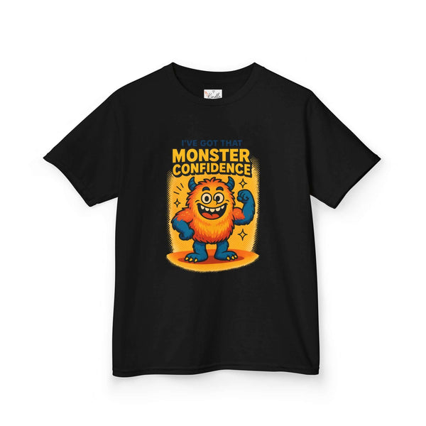 Global Kids Unisex Monster Confidence Tee - Fun T-Shirt for Kids