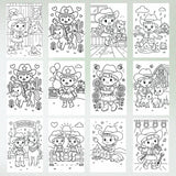 Kawaii Cowgirl & Cowboy Coloring Pages – 20 Cute Western Farm Life Printables