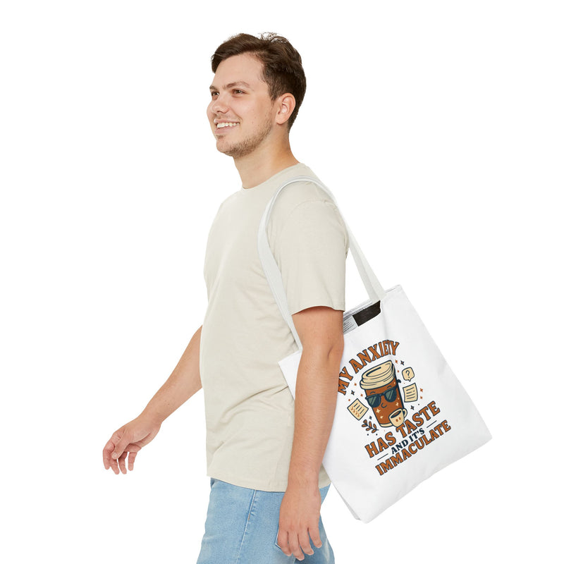 Funny Anxiety Tote Bag, Motivational Bag
