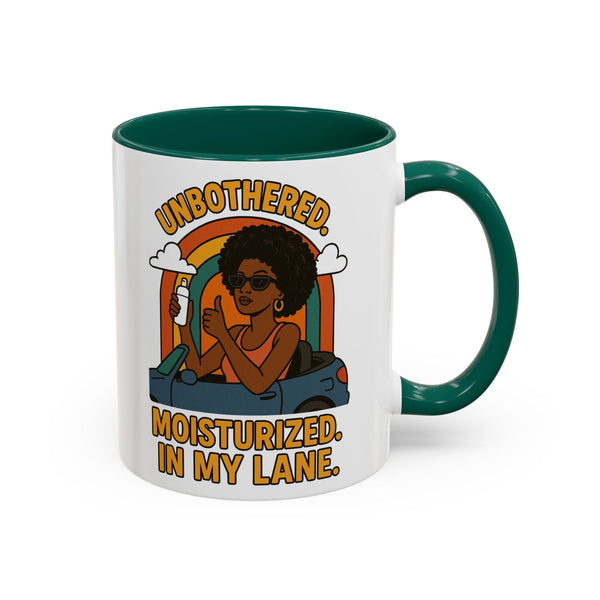 Colorful Empowerment Coffee Mugs - Unbothered, Moisturized, In My Lane