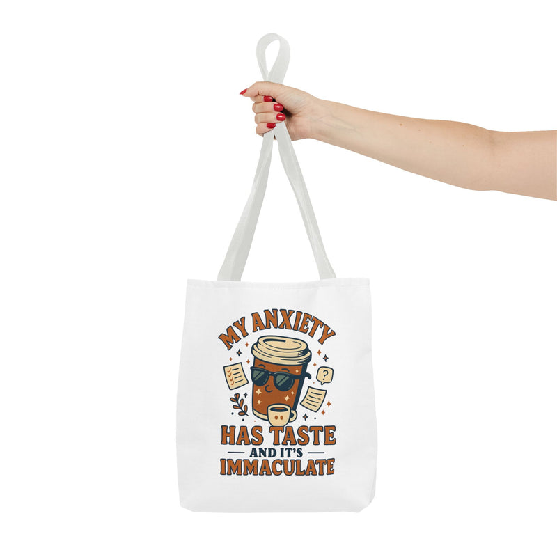 Funny Anxiety Tote Bag, Motivational Bag