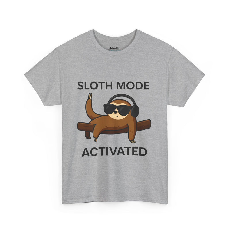 Unisex Sloth Mode Activated T-Shirt – Funny Lazy Vibes Tee