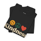 Unisex T-Shirt, Kindness is Cool Graphic Tee, Positive Vibe Apparel, Gift for Friends, Casual Wear, Summer Outfit