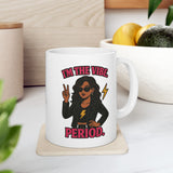 Electric Vibes Ceramic Coffee Mug - Motivational Coffee Cup