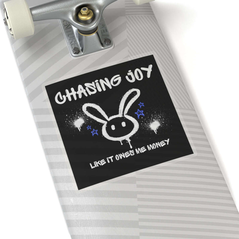 Chasing Joy Kiss-Cut Stickers - Fun Decor for Laptops